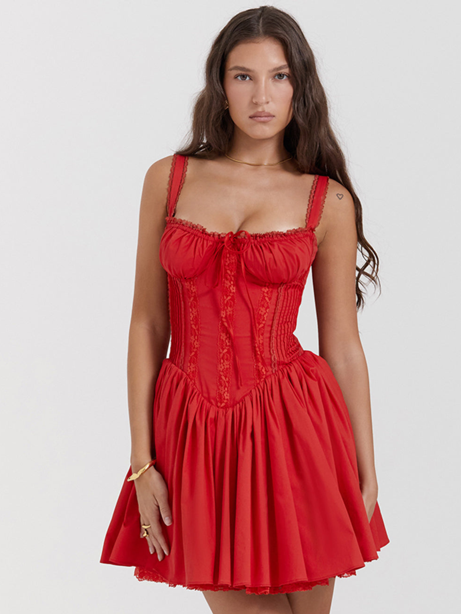 Vestido Curto Bustier Bela Vivella - GOLDEN ERA