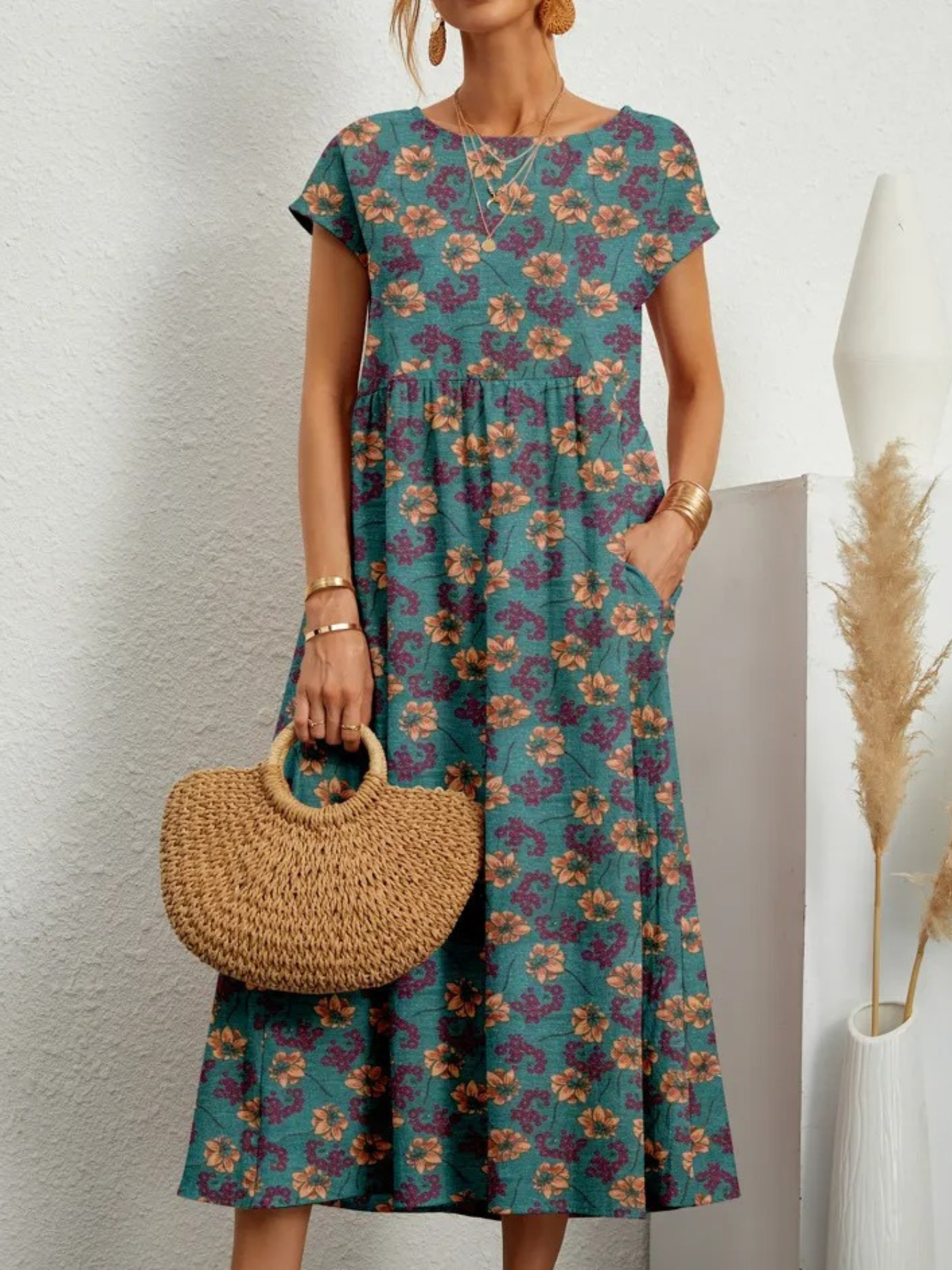 Vestido Verão Vivella Virginia Soltinho de Algodão