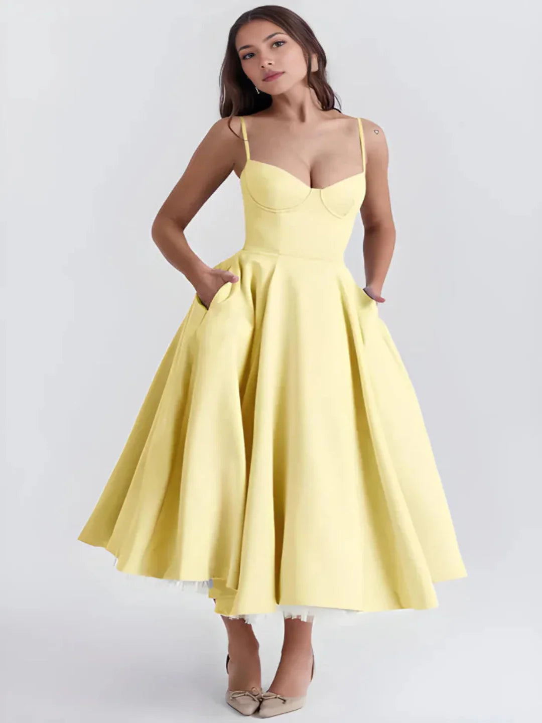 Vestido Midi Vivella Chloe - GOLDEN ERA