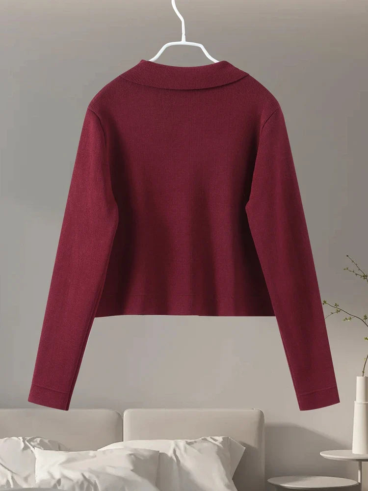 Conjunto Cardigan e Saia Plissada Vivella Alessia