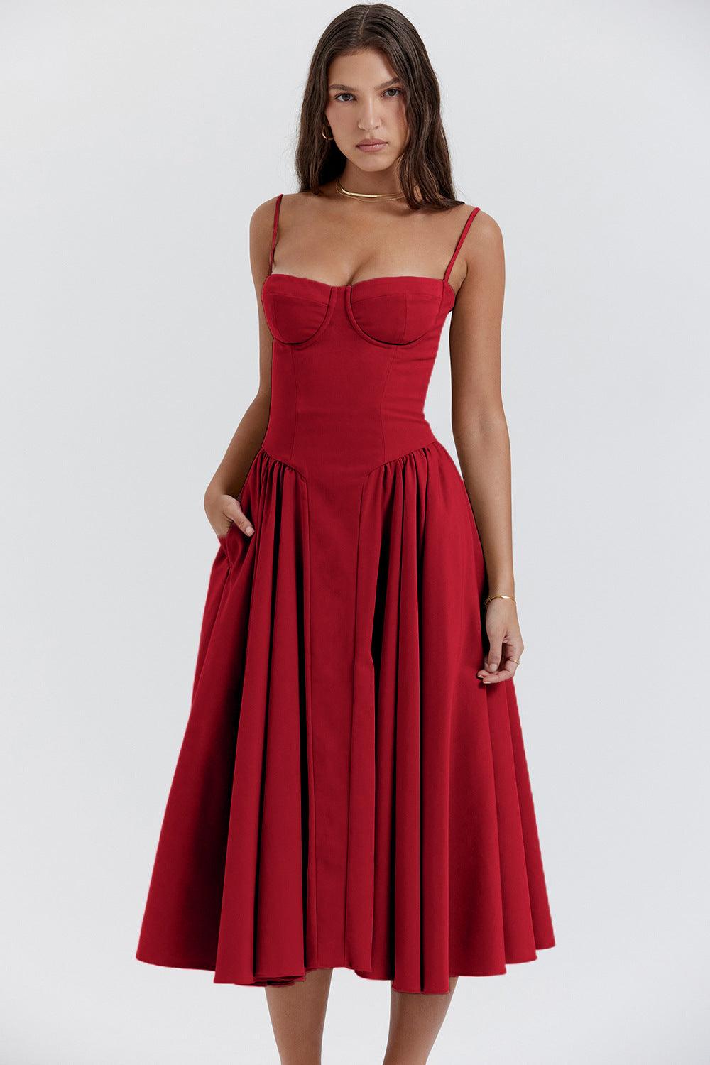 Vestido Midi Bustier Vivella Anne - GOLDEN ERA