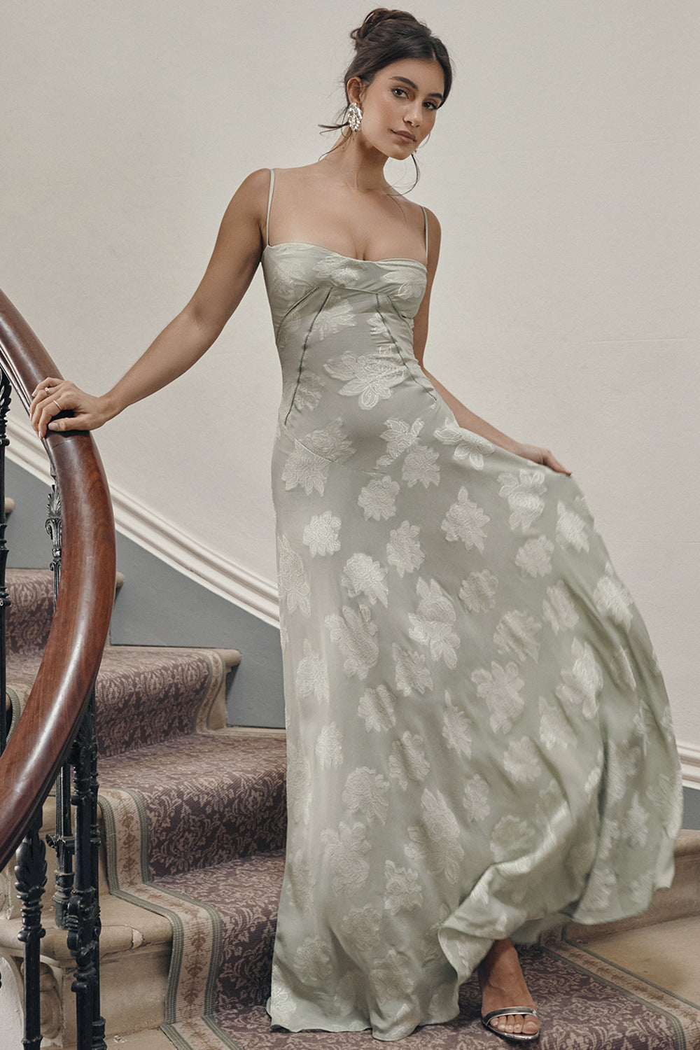 Vestido Longo Modelador com Amarrações Corselet Vivella Selena - GOLDEN ERA