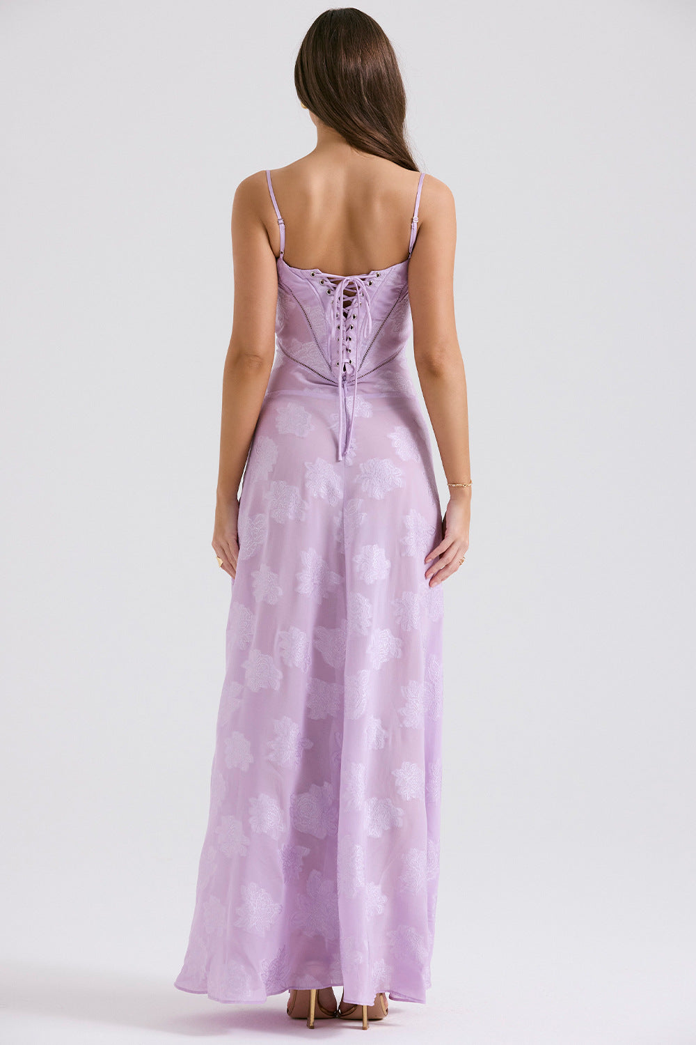 Vestido Longo Modelador com Amarrações Corselet Vivella Selena - GOLDEN ERA
