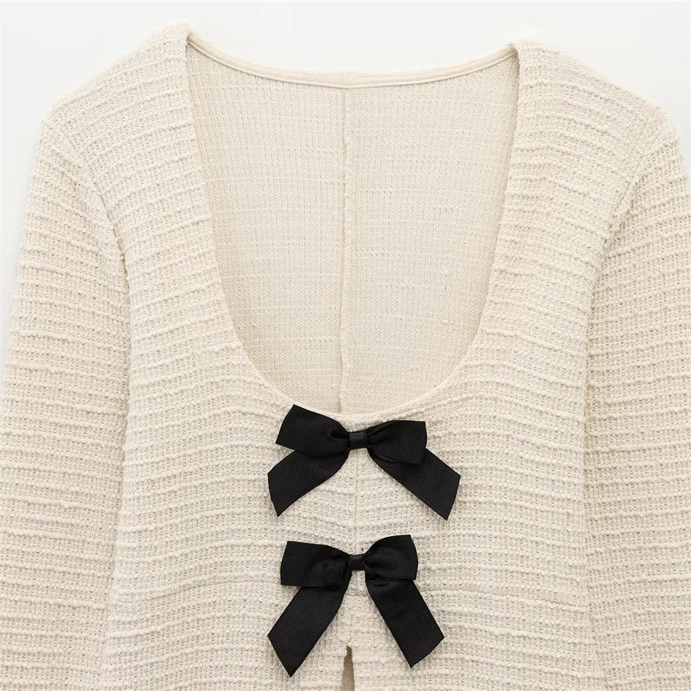 Conjunto Calça e Blusa Manga Comprida com Laços Vivella Violette