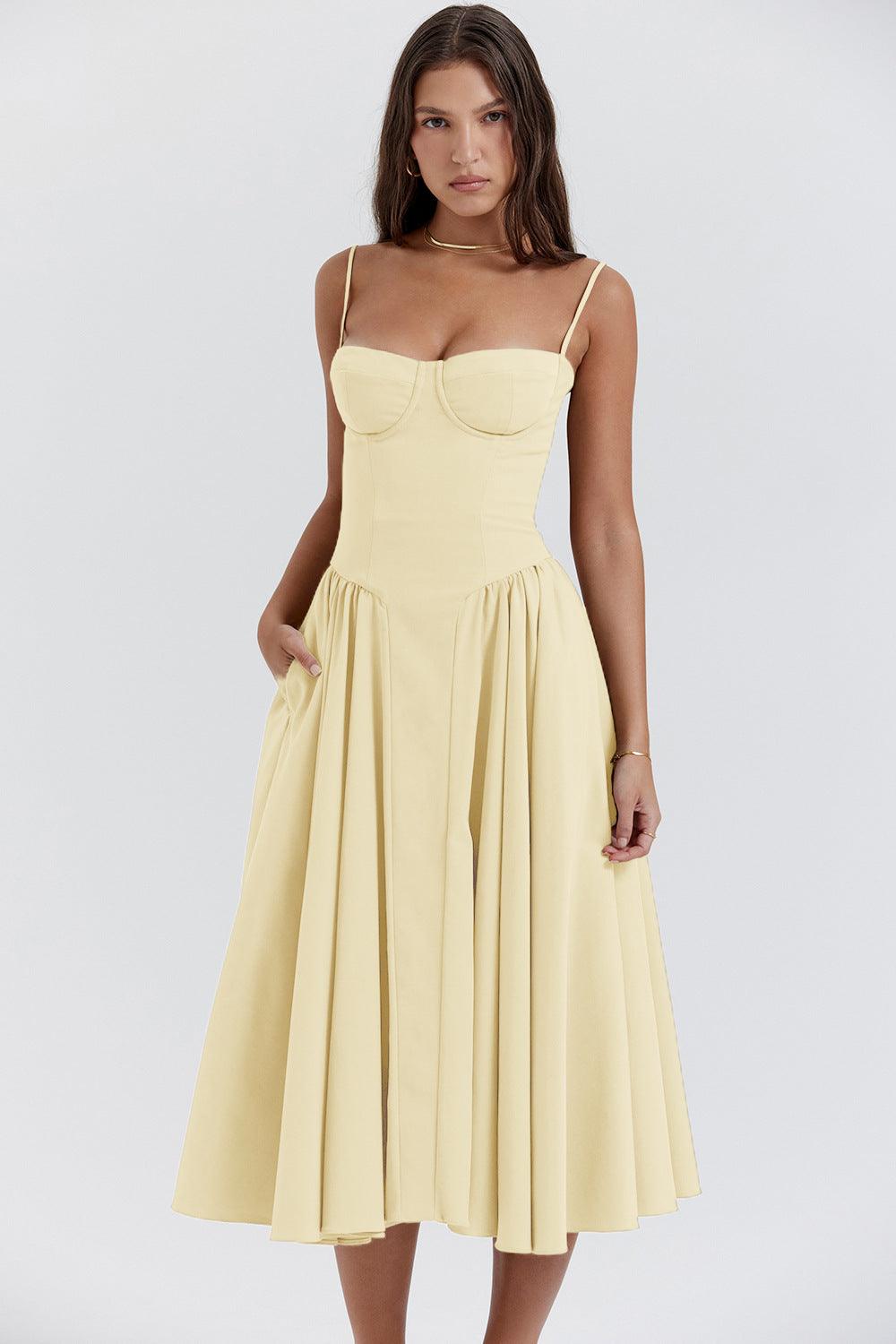 Vestido Midi Bustier Vivella Anne - GOLDEN ERA