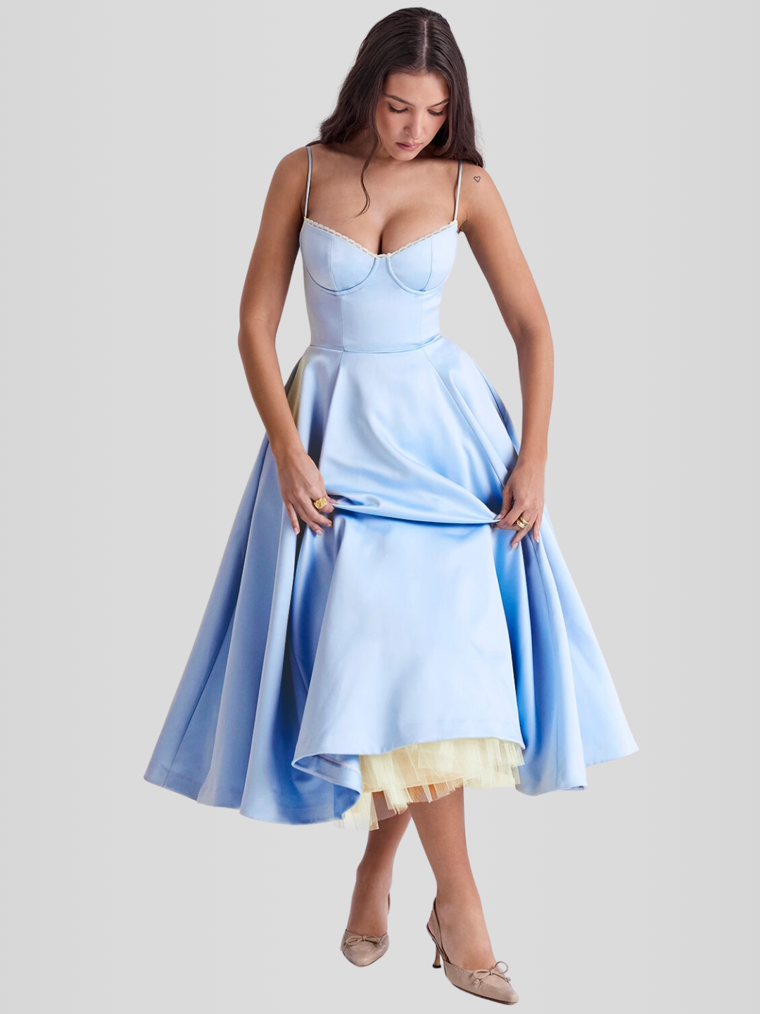 Vestido Midi Vivella Chloe - GOLDEN ERA