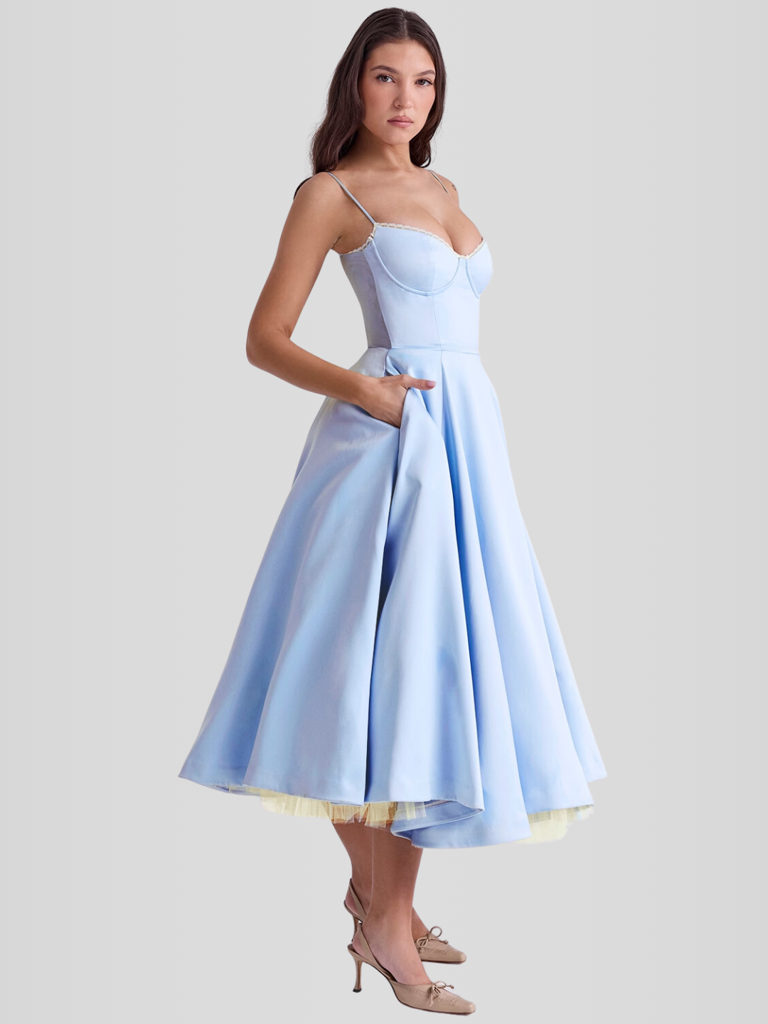 Vestido Midi Vivella Chloe - GOLDEN ERA