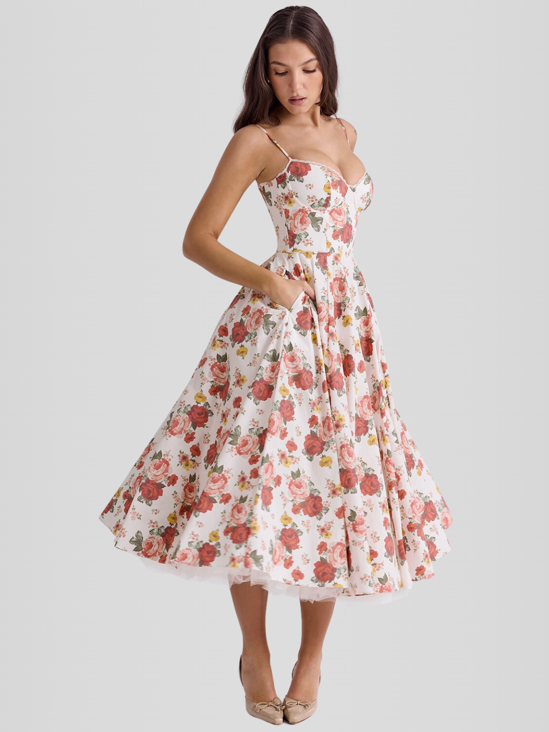 Vestido Midi Vivella Chloe - GOLDEN ERA