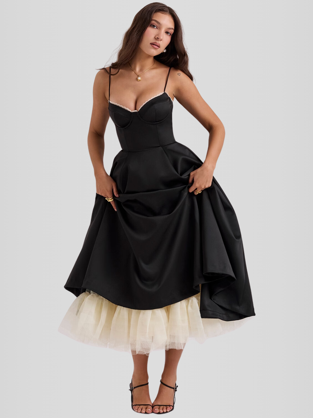 Vestido Midi Vivella Chloe - GOLDEN ERA