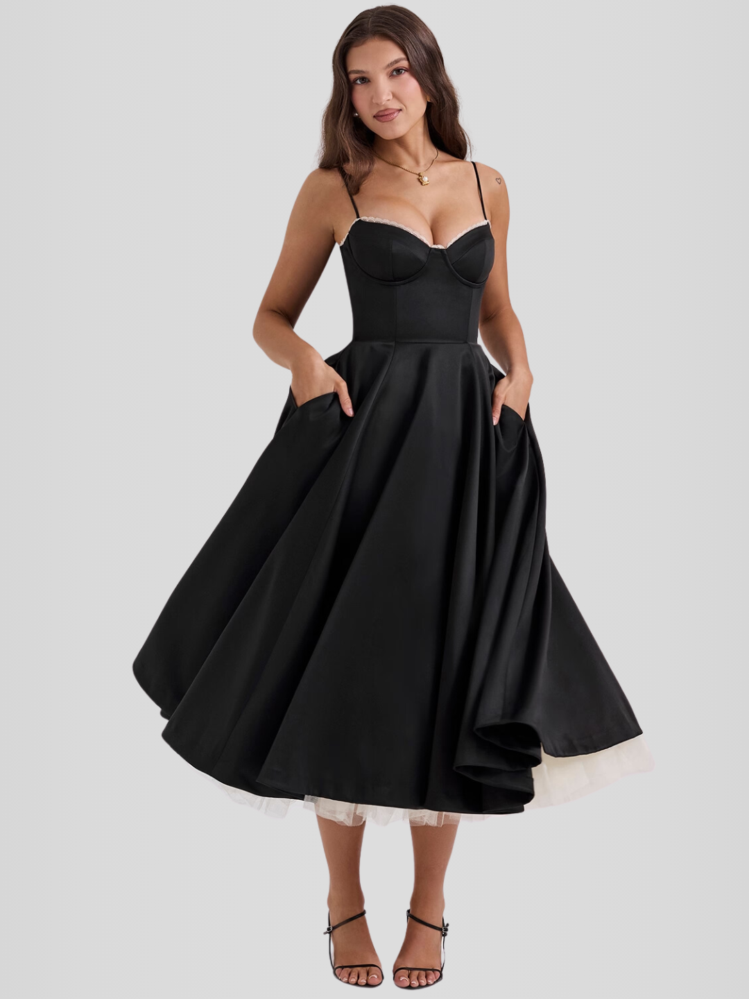 Vestido Midi Vivella Chloe - GOLDEN ERA