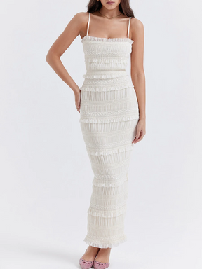 Vestido Longo Plissado Vivella Mariah - GOLDEN ERA