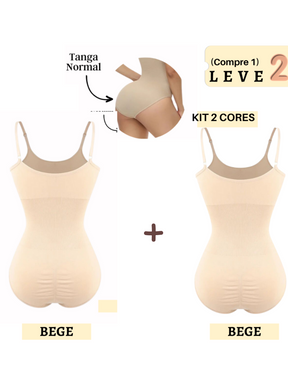 Body Modelador Suit Shape Slim Vivella (Compre 1 leve 2)