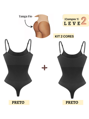 Body Modelador Suit Shape Slim Vivella (Compre 1 leve 2)