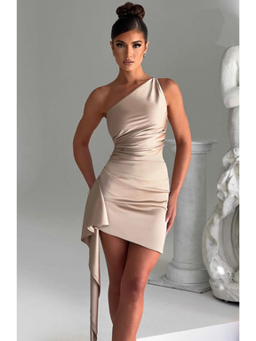 Vestido Curto de Cetim Vivella Avery