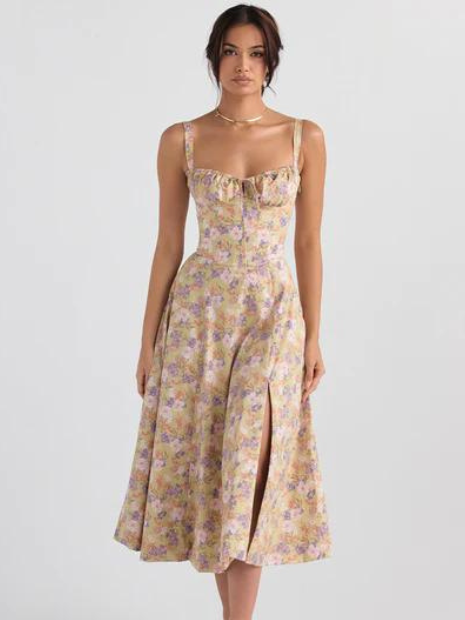 Vestido Mid Modelador Bustier Vivella Mavie - GOLDEN ERA