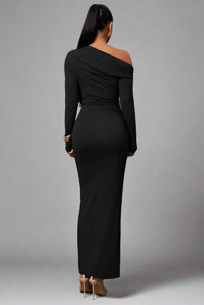 Vestido Longo Justo Vivella Shelon