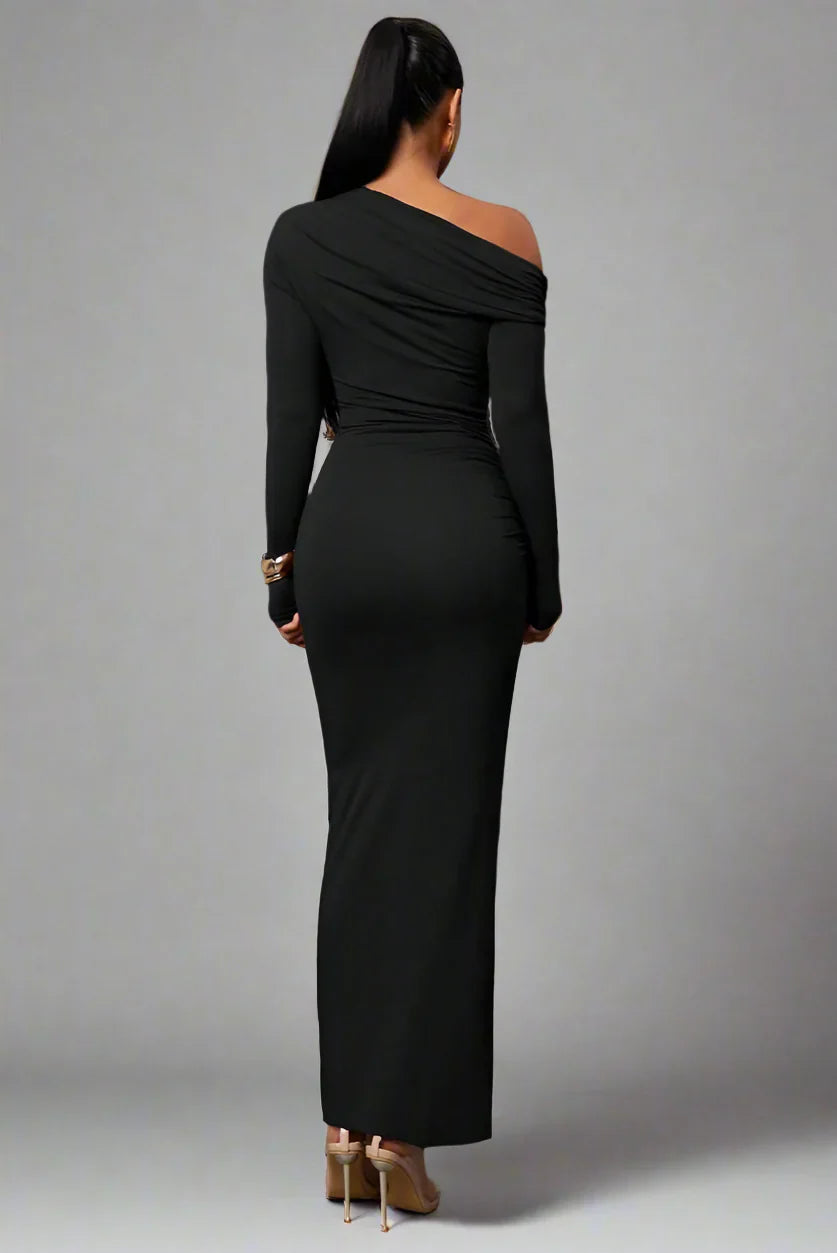 Vestido Longo Justo Vivella Shelon