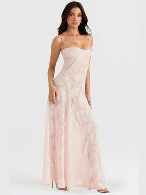 Vestido Longo Modelador com Amarrações Corselet Vivella Selena - GOLDEN ERA