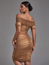 Vestido Festa Sem Ombro Vivella On Luxury