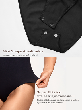 Body Modelador Suit Shapewear Premium Tanga Intermediária Confort Vivella