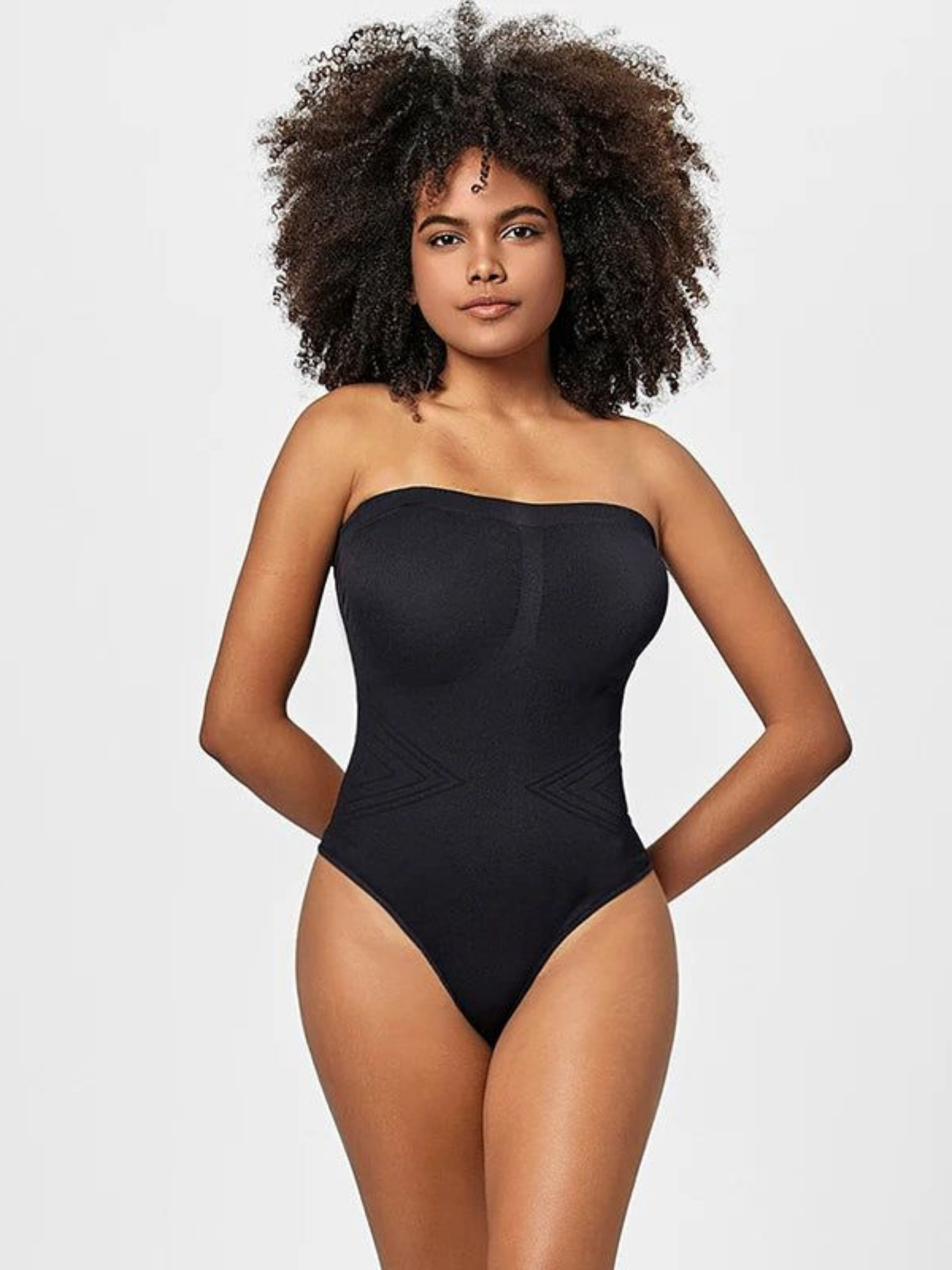 Body Suit Modelador Tanga Fio Vivella - Alças Removíveis