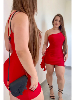 Vestido Curto Cetim de Compressão Vivella Avery - FULL