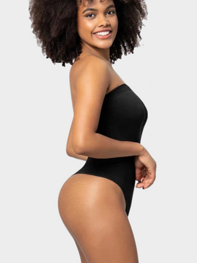 Body Suit Modelador Tanga Fio Vivella - Alças Removíveis