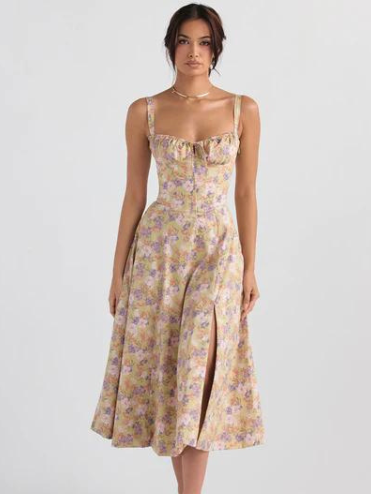 Vestido Mid Modelador Bustier Vivella Mavie - GOLDEN ERA