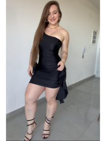 Vestido Curto Cetim de Compressão Vivella Avery - FULL
