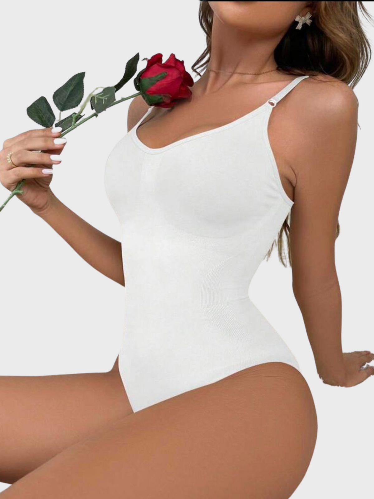 Body Modelador Suit Branco Vivella - Edição Limitada