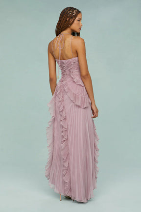 Vestido Assimétrico Tendência Vivella Lilac