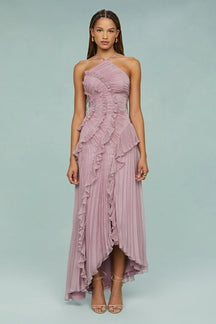 Vestido Assimétrico Tendência Vivella Lilac