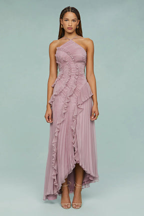 Vestido Assimétrico Tendência Vivella Lilac