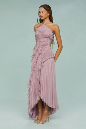 Vestido Assimétrico Tendência Vivella Lilac