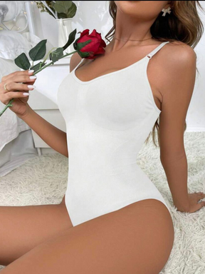 Body Modelador Suit Branco Vivella - Edição Limitada