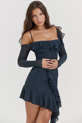 Vestido Midi Decote com Alça Vivella Lygia - GOLDEN ERA