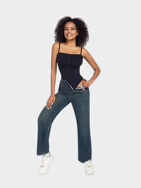 Body Suit Modelador Tanga Fio Vivella - Alças Removíveis