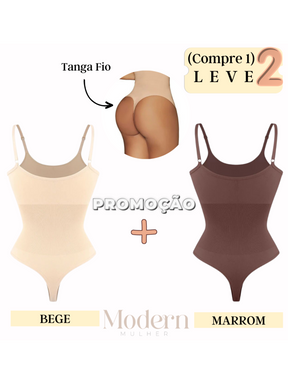 Body Modelador Suit Shape Slim Vivella (Compre 1 leve 2)