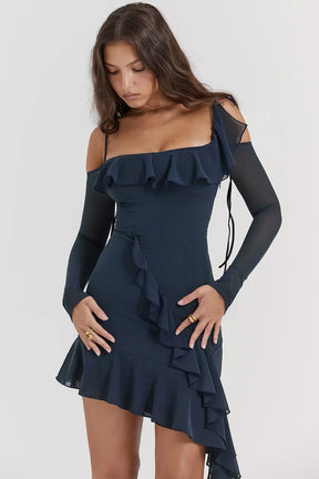 Vestido Midi Decote com Alça Vivella Lygia - GOLDEN ERA