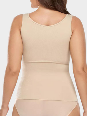 Regata Modeladora Suit Shape Slim Com Compressão Alças Largas Vivella