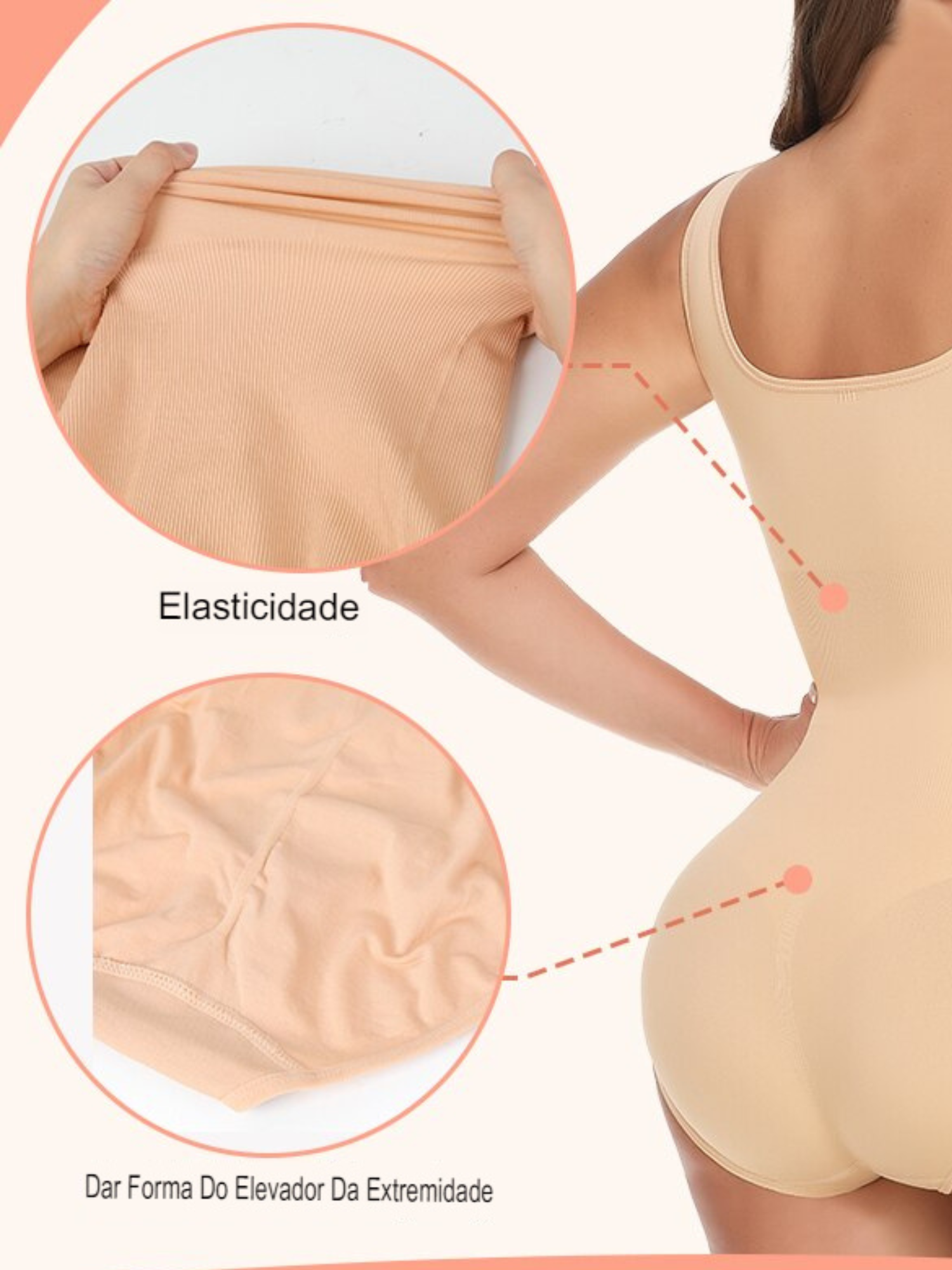 Body Modelador Suit Shape Slim Vivella - Regata