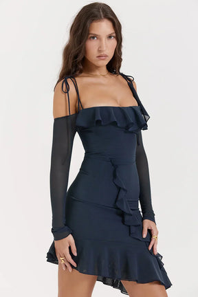 Vestido Midi Decote com Alça Vivella Lygia - GOLDEN ERA