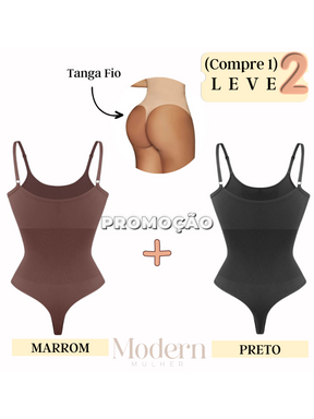 Body Modelador Suit Shape Slim Vivella (Compre 1 leve 2)