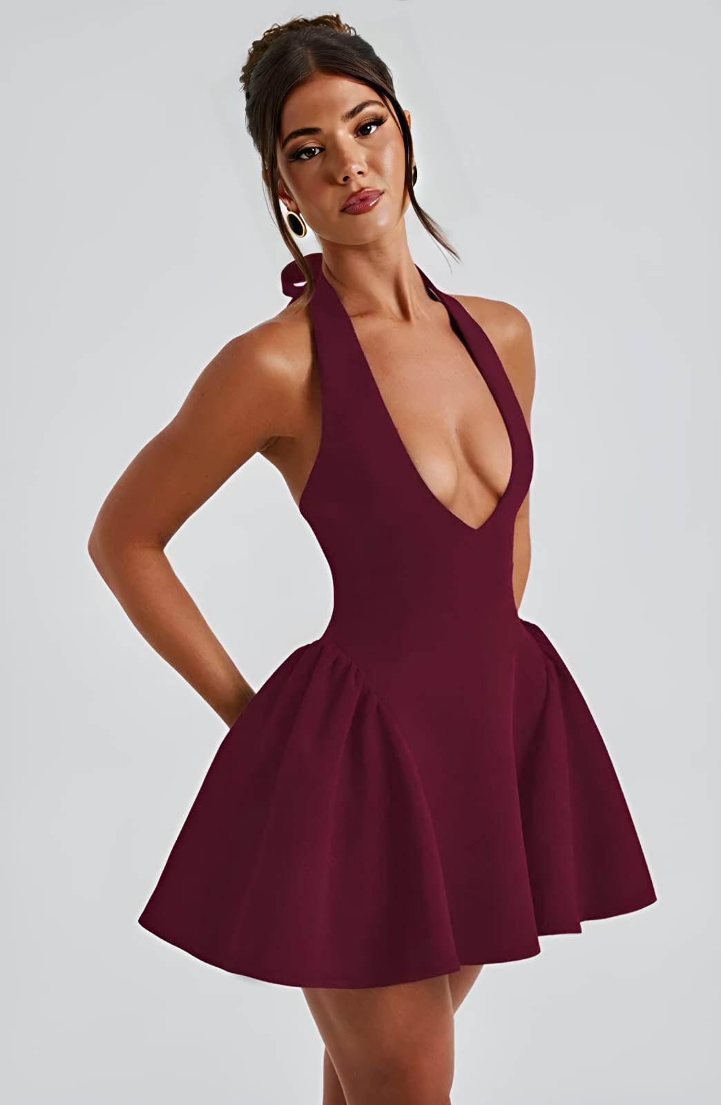 Vestido Curto Frente Único Vivella Marcela