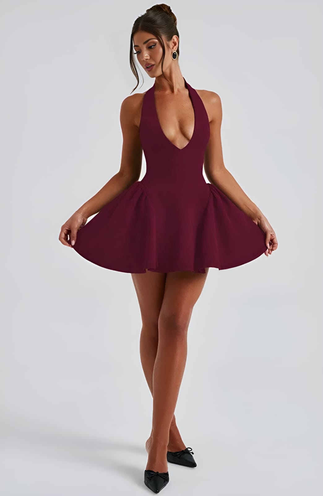 Vestido Curto Frente Único Vivella Marcela