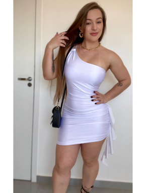 Vestido Curto Cetim de Compressão Vivella Avery - FULL