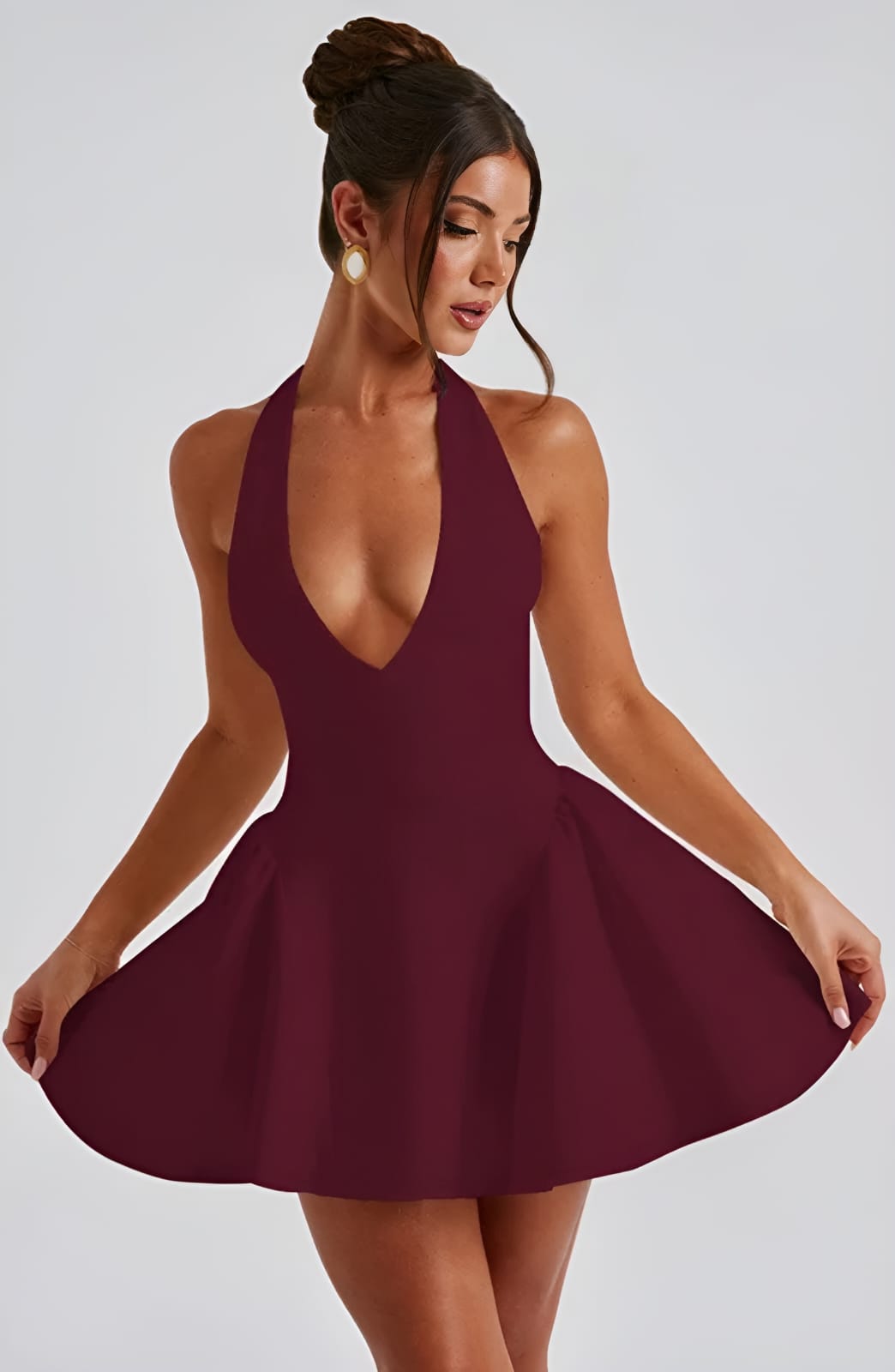Vestido Curto Frente Único Vivella Marcela