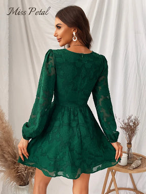 Vestido Manga Longa Vivella Miss Petal