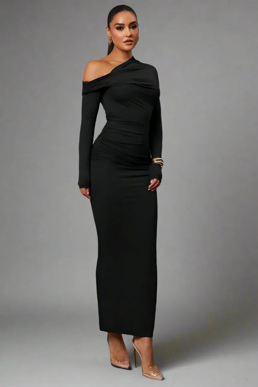 Vestido Longo Justo Vivella Shelon