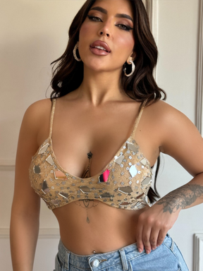 Cropped Espelhado Vivella Madonna - FULL